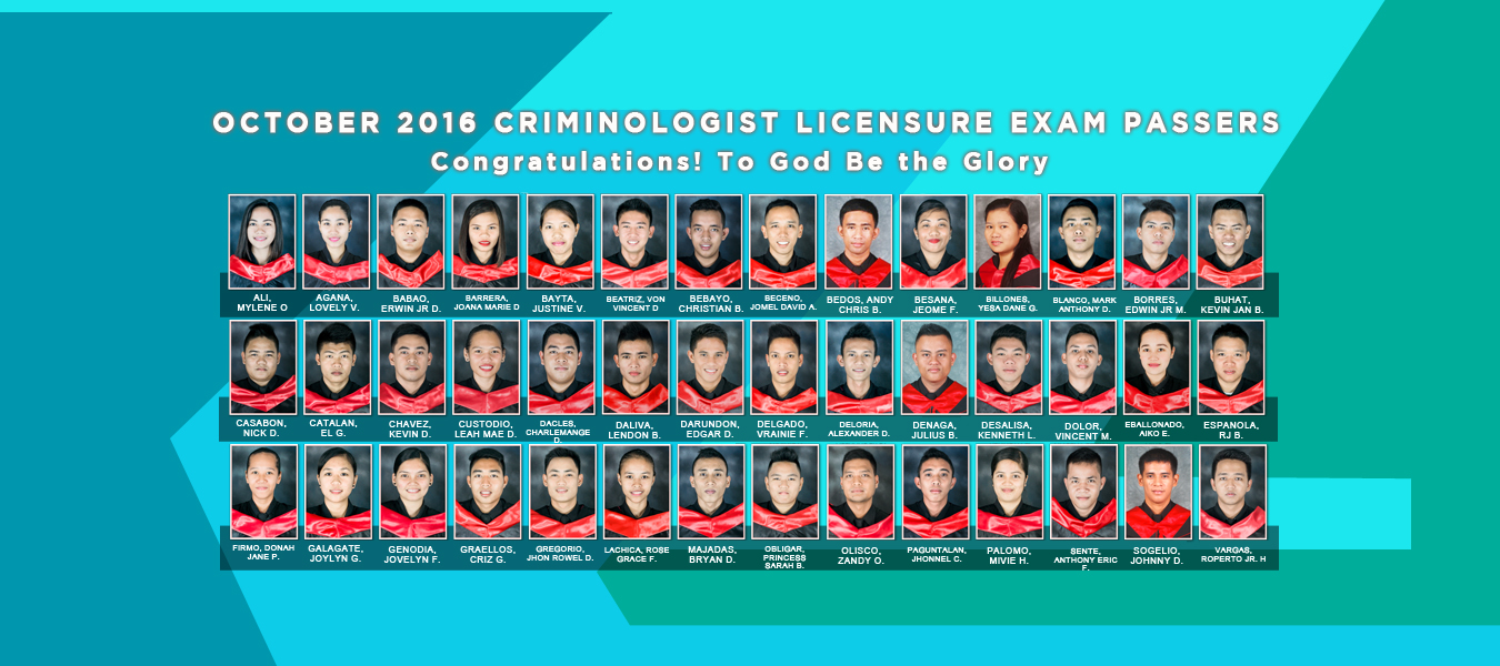 2016 Criminologist Licensure Examination